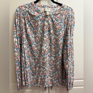St. John’s Bay XXL Floral Long Sleeve Blouse